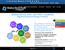 Tablet Screenshot of medical-device-suite.com